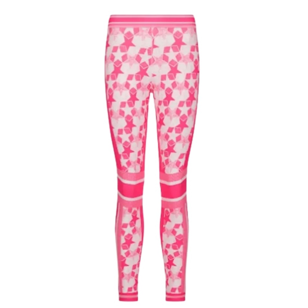 Christian Dior, pink and white star technical legging